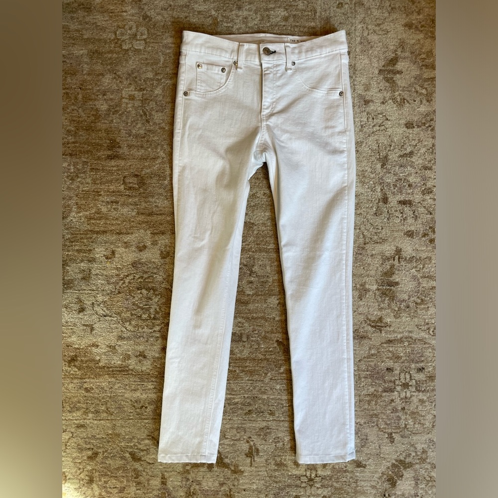 Rag & Bone White Skinny Jeans size 26